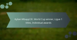 Kylian Mbappé: World Cup winner, Ligue 1 titles, Individual awards