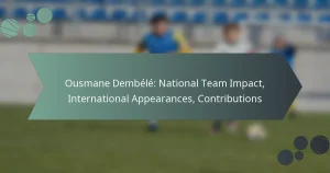 Ousmane Dembélé: National Team Impact, International Appearances, Contributions